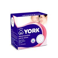 Absorventes Seios York 12un 