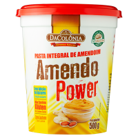 Pasta Integral Power Amendoim   Da Colônia Pote 500g 