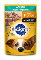 Ração Pedigree SH  100g Adulto Raças Pequenas Frango ao Molho