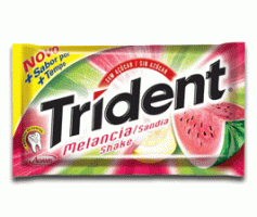Chiclete Trident 8g Melancia