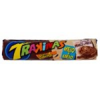 Biscoito Trakinas  126g Chocolate Branco e Preto