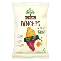 Batata Doce Ervas Nuchips Mãe Terra 32g 