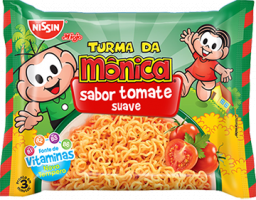 Lamen Nissin  80g Turma Mônica Tomate Suave