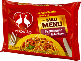 Meu Menu Perdigão 300g Fettucine Molho Bolonhesa