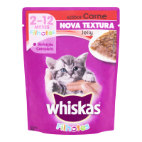 Raçao Whiskas Sache 85g Junior Carne