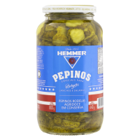 Pepinos Rodelas Agridoce Conserva  Hemmer 800g 