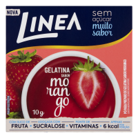 Gelatina Sucralose Linea 10g Morango