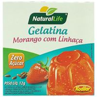 Gelatina  kodilar 12g Morango Linhaça
