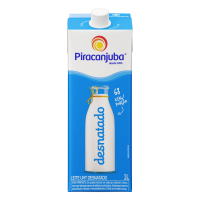 Leite Desnatado Piracanjuba 1lt 