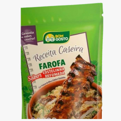 Farofa Pronta Costelinha Defumada Bom Gosto 300g 