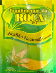 Condimentos da Roça Açafrão Nacional Curcumã  10g 