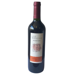 Bebida Vinho Las Gracias Reservado 750ml Carmenere