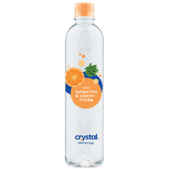 Água Mineral Crystal Sparkling  510ml Tangerina Capim Limão