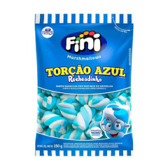 Goma Marshmallow Recheadinho Azul Fini 200g 