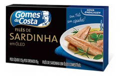 Filé Sardinha  Gomes Da Costa 125g Oleo
