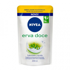 Sabonete Liquido Refil Nivea  200ml Erva Doce
