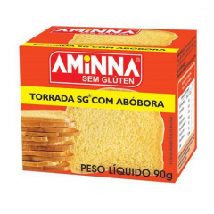 Torrada  Aminna 90g Abobora
