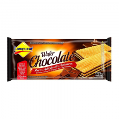 Biscoito Wafer Lowçucar 115g Chocolate