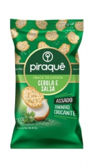 Biscoito Salgadinho Snack Piraquê 60g Cebola Salsa