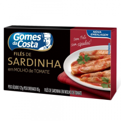 Filé Sardinha  Gomes Da Costa 125g Molho Tomate