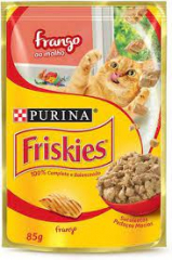 Ração Friskies Frango Molho Purina Sache 85g 