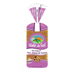 Pão De Forma Integral  Vale Do Sol 370g Sem Açucar
