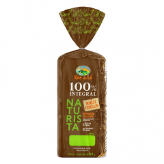 Pão De Forma Integral Naturista Vale Do Sol 370g Multicereais