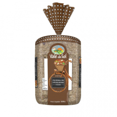 Pão De Forma Integral Rustico Vale Do Sol 450g Castanha Pará Cacau