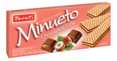 Biscoito Wafer Minueto  Parati 81g Chocolate Avelã