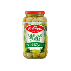 Azeitona Verde Caroço La Violetera 500g 