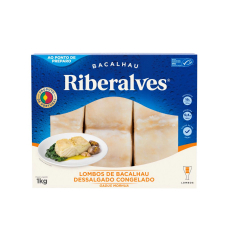 Lombo De Bacalhau Morhua  Riberalves 800g 