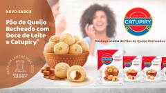 Pão De Queijo Recheado Doce Leite  Catupiry 306g 