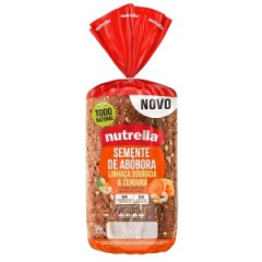 Pão De Forma  Nutrella 350g Abobora Linhaça