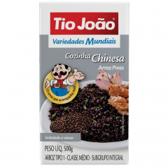 Arroz Tio João Preto 500g 