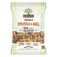 Granola Fatiada Mel Sem Açúcar Mãe Terra 250g 