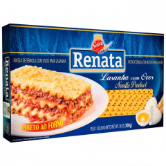 Massa Renata Com Ovos Lasanha 500g 