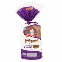 Pão De Forma PlusVita Vitagrão 500g 12 Grãos