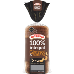 Pão 100 Integral Girassol Castanha WickBold  300g 