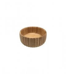 Bowl Canelado De Bambu P 15cm Oikos un 