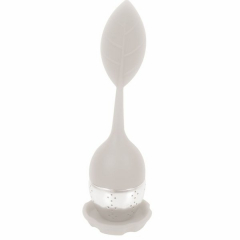 Infusor Cha Silicone Oikos un Cinza Claro