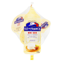 Queijo Mini Brie Ile de France 125g 