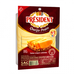 Queijo Prato Fatiado President 150g 