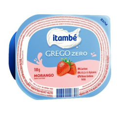 Iogurte Grego  Itambé 90g Morango Zero