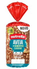 Pão De Forma  Nutrella 350g Aveia Sementes Grão