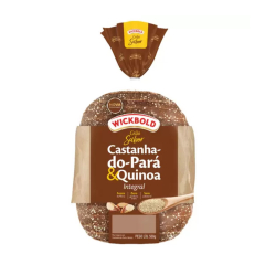 Pão Integral Grão Sabor Castanha Quinoa  WickBold 450g 