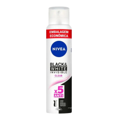 Desodorante  Aerosol Nivea 200ml B&W Clear 