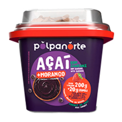 Açai Com Granola Polpanorte 200ml Morango