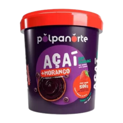 Açai  Polpanorte 500ml Morango