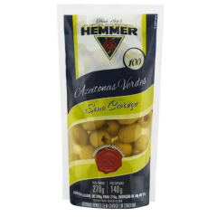 Azeitona Verde Sem Caroço Hemmer Sachê 140g 