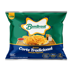 Batata Corte Tradicional BemBrasil 400g 